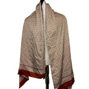 Pure Silk‎ Wrap Scarf Shawl Made in Italy